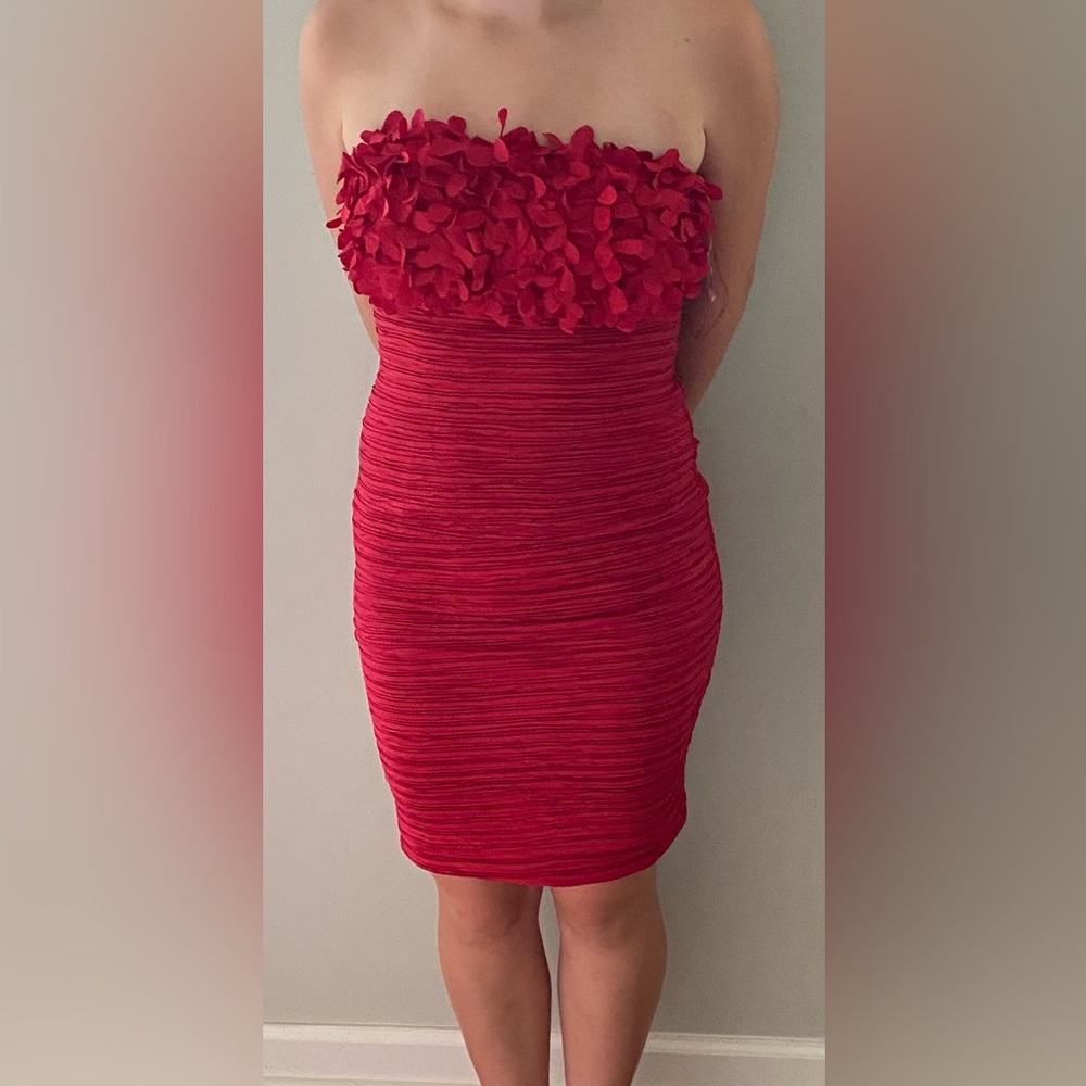 Daisy new with tags, red semi formal dress. Size small